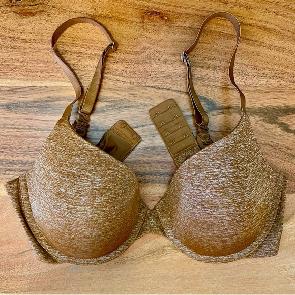Victoria’s Secret Uplift Semi Demi Bra 36C Dark Suntan/Brown - Picture 1 of 6